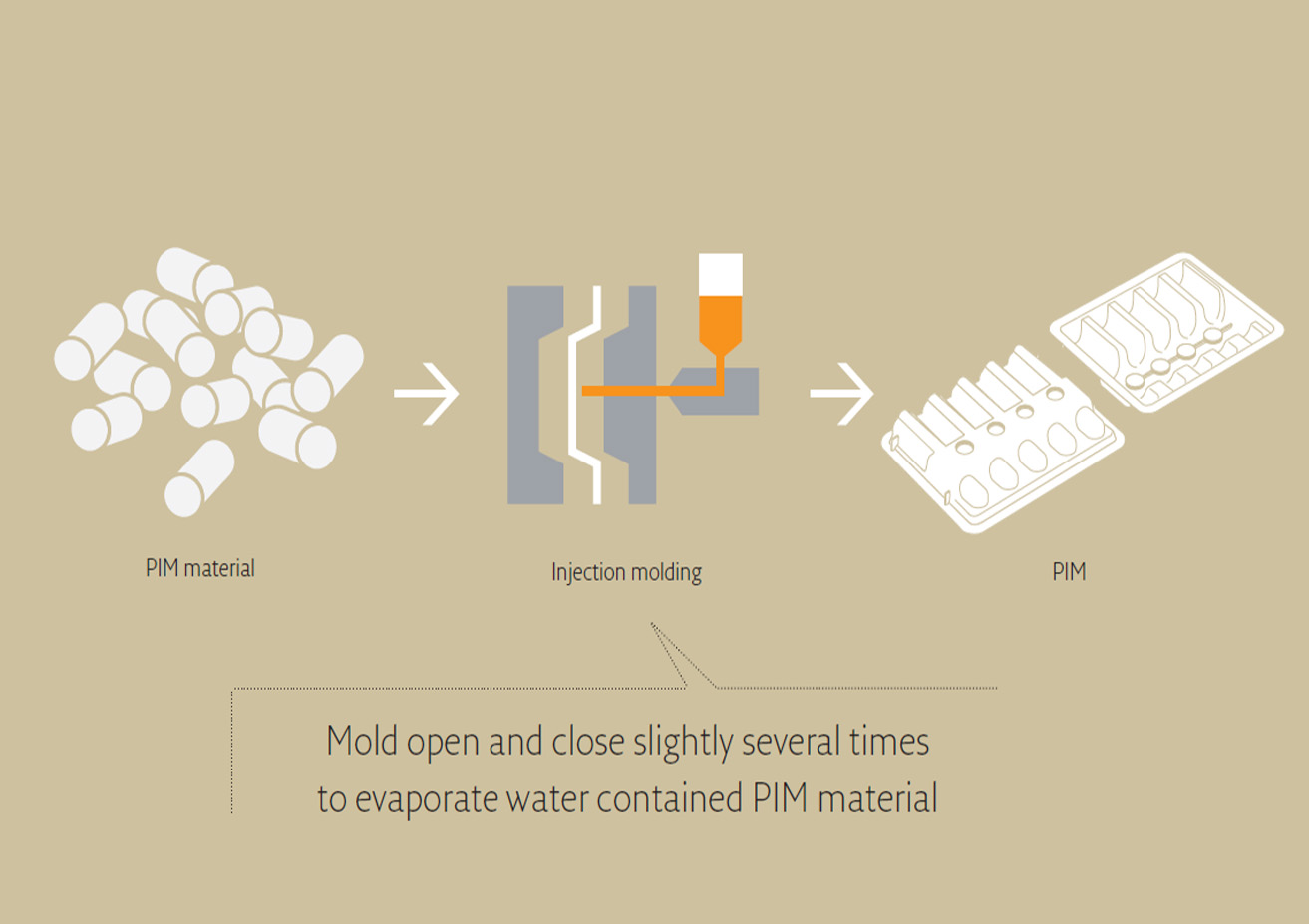 PIM Pulp molding process