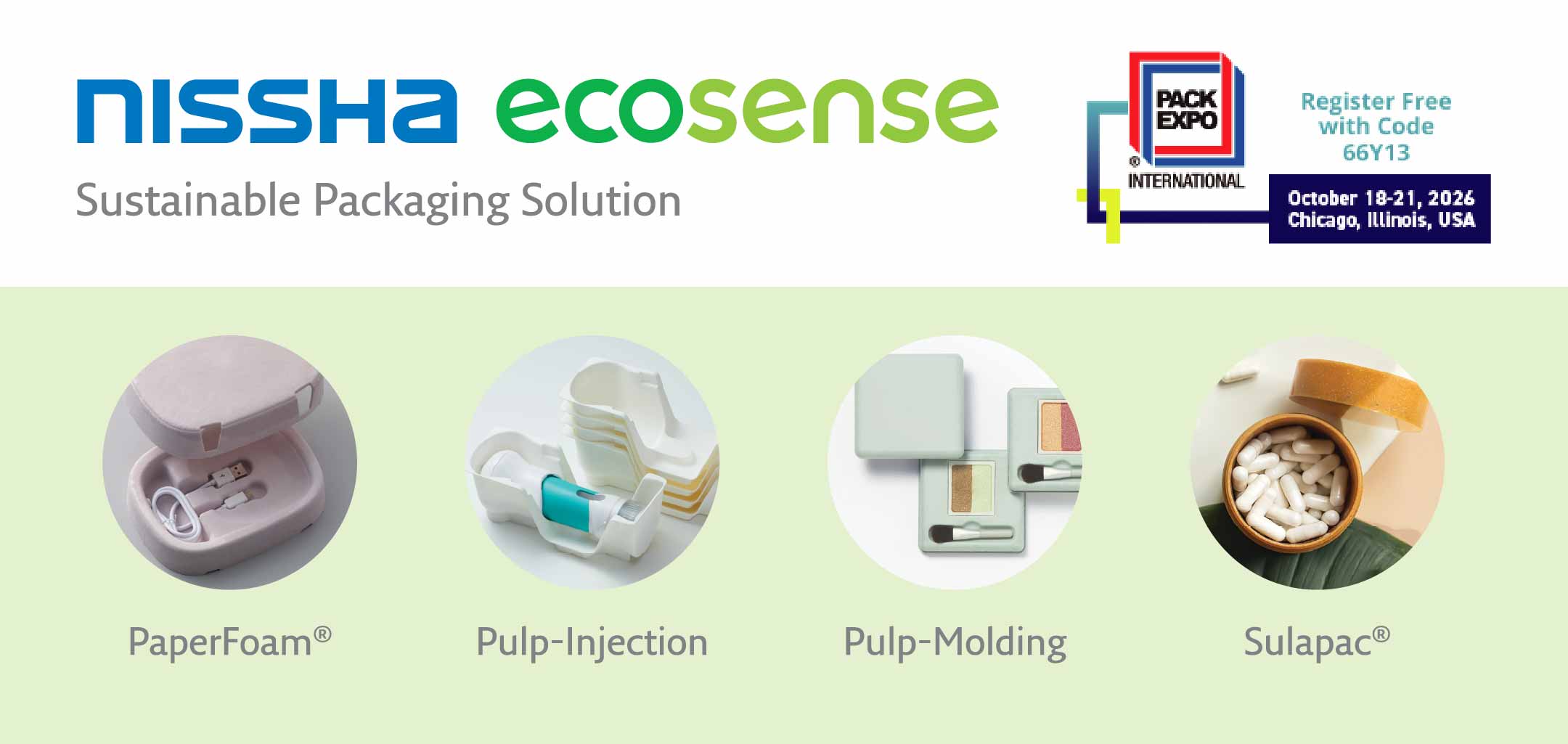Join Nissha ecosense at PACK EXPO International (Chicago) 2026